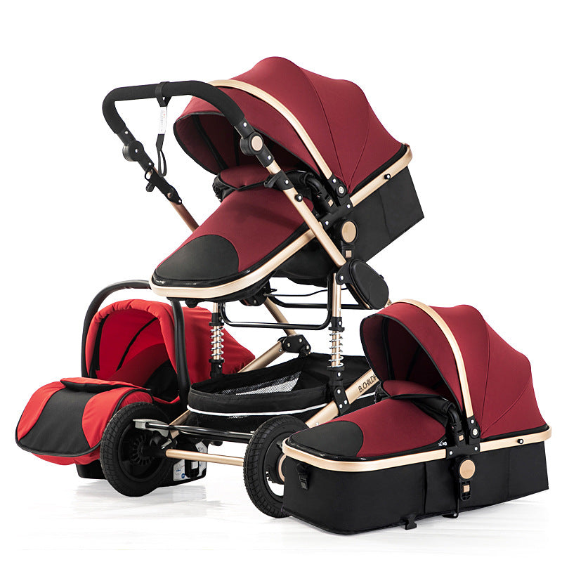Good Quality Travel Baby Stroller Luxury 3 In One