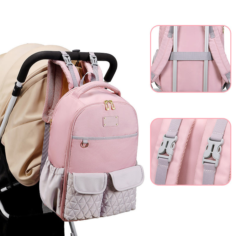 Mummy Bag Large Capacity Multi-pocket Baby Diaper Bag Backpack